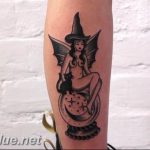 photo tattoo witch 18.02.2019 №012 - witch tattoo idea - tattoovalue.net