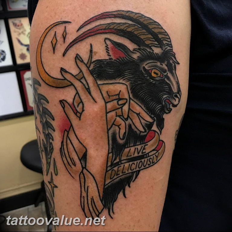 Black Phillip tattoo  Tattoogridnet