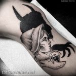photo tattoo witch 18.02.2019 №129 - witch tattoo idea - tattoovalue.net