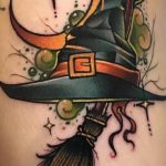 photo tattoo witch 18.02.2019 №004 - witch tattoo idea - tattoovalue.net