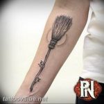 photo tattoo witch 18.02.2019 №041 - witch tattoo idea - tattoovalue.net