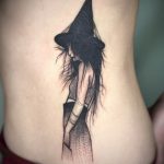 photo tattoo witch 18.02.2019 №079 - witch tattoo idea - tattoovalue.net