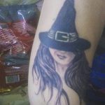photo tattoo witch 18.02.2019 №113 - witch tattoo idea - tattoovalue.net