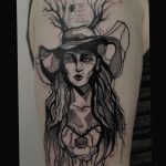 photo tattoo witch 18.02.2019 №118 - witch tattoo idea - tattoovalue.net