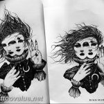 photo tattoo witch 18.02.2019 №141 - witch tattoo idea - tattoovalue.net