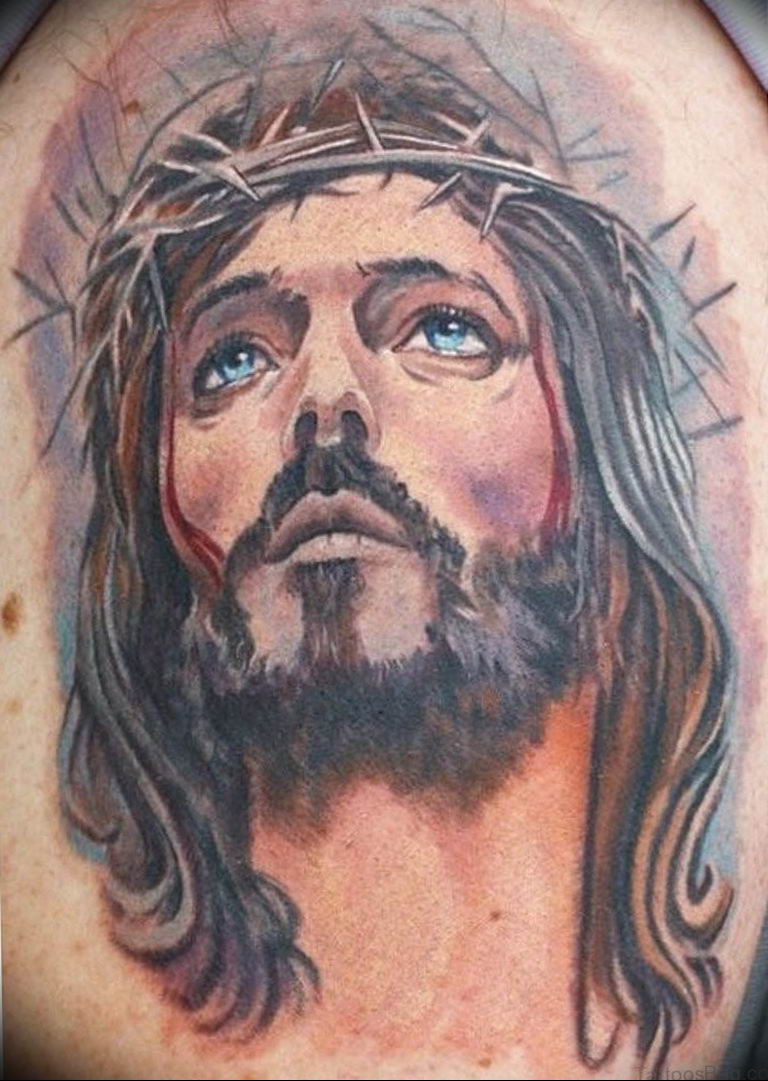 Наколка иисуса христа. Jesus Christ тату. Голова Иисуса Христа Tattoo. Тату лик Иисуса Христа.