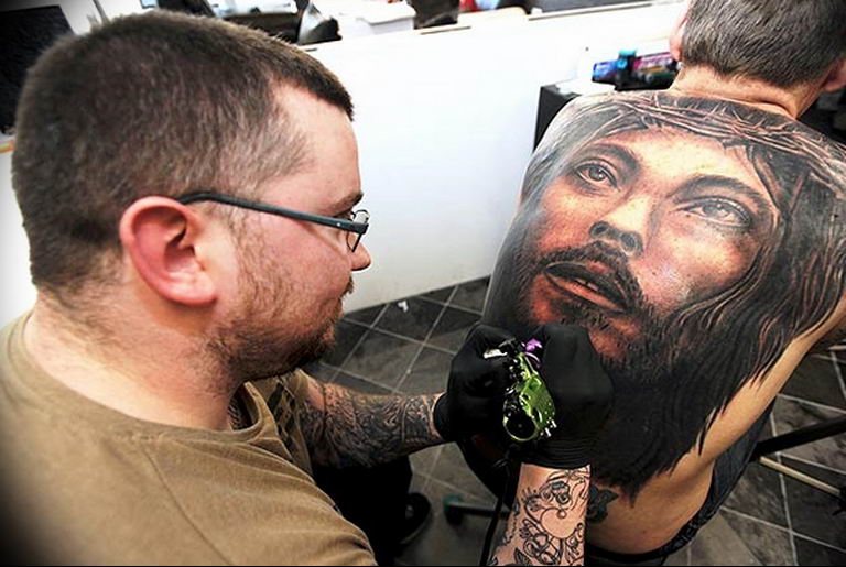 tattoo photos of Jesus Christ 04.02.2019 №029 - idea of tattoo with Jesus Christ - tattoovalue.net