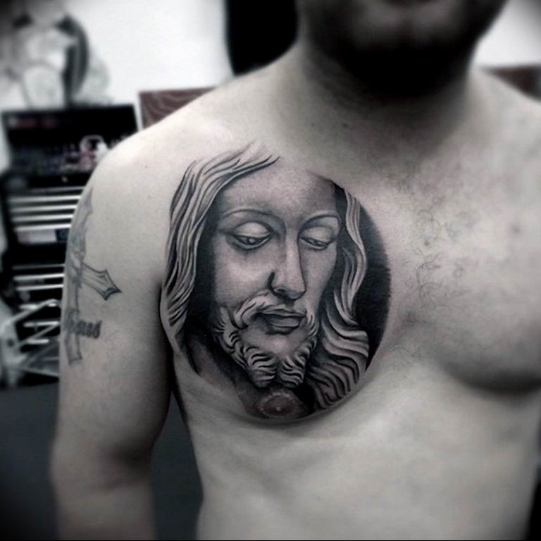 tattoo photos of Jesus Christ 04.02.2019 №037 - idea of tattoo with Jesus Christ - tattoovalue.net