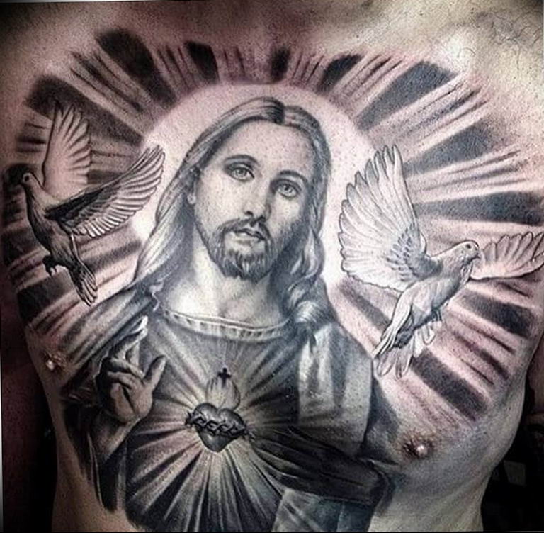 tattoo photos of Jesus Christ 04.02.2019 №049 - idea of tattoo with Jesus Christ - tattoovalue.net