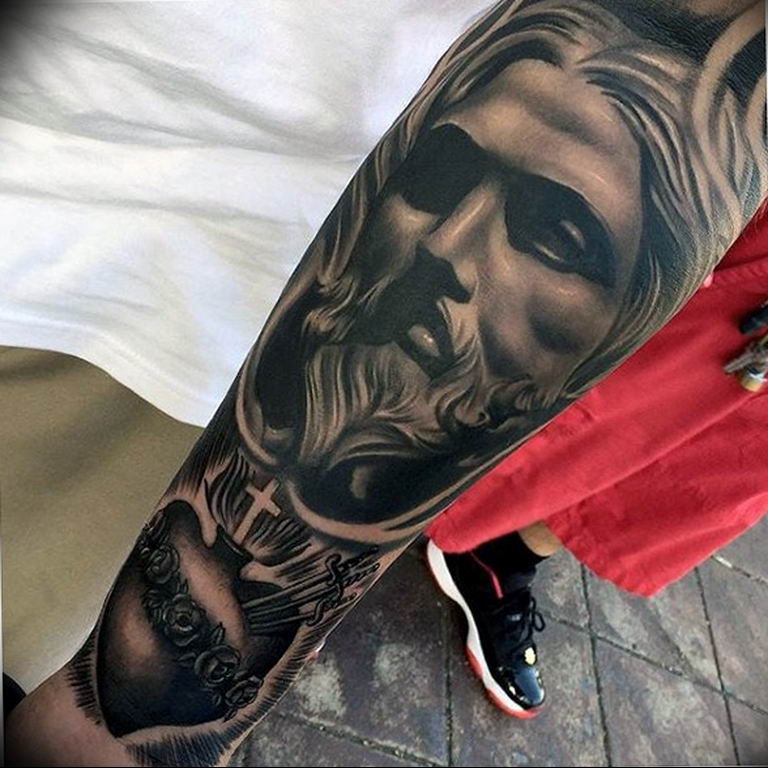 tattoo photos of Jesus Christ 04.02.2019 №053 - idea of tattoo with Jesus Christ - tattoovalue.net