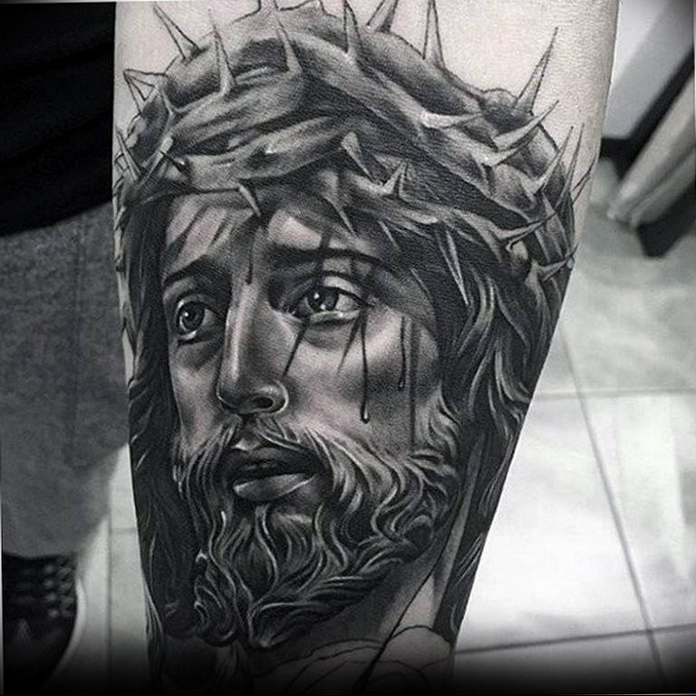 tattoo photos of Jesus Christ 04.02.2019 №055 - idea of tattoo with Jesus Christ - tattoovalue.net