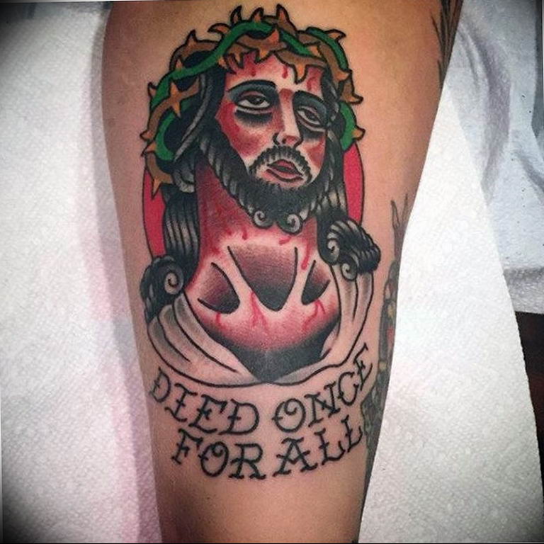 tattoo photos of Jesus Christ 04.02.2019 №060 - idea of tattoo with Jesus Christ - tattoovalue.net