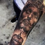 tattoo photos of Jesus Christ 04.02.2019 №062 - idea of tattoo with Jesus Christ - tattoovalue.net