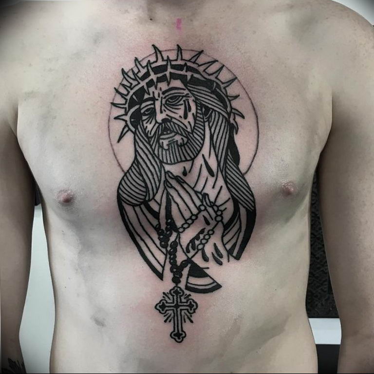 tattoo photos of Jesus Christ 04.02.2019 №068 - idea of tattoo with Jesus Christ - tattoovalue.net