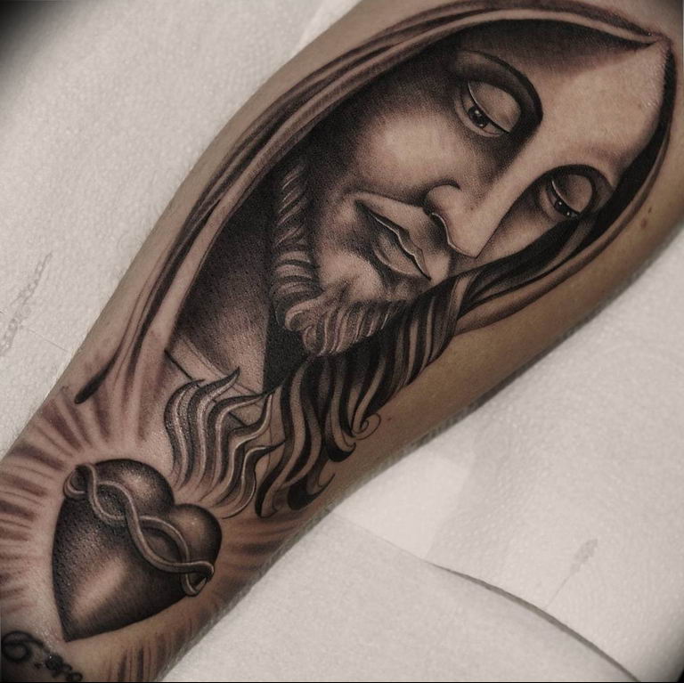 tattoo photos of Jesus Christ 04.02.2019 №069 - idea of tattoo with Jesus Christ - tattoovalue.net