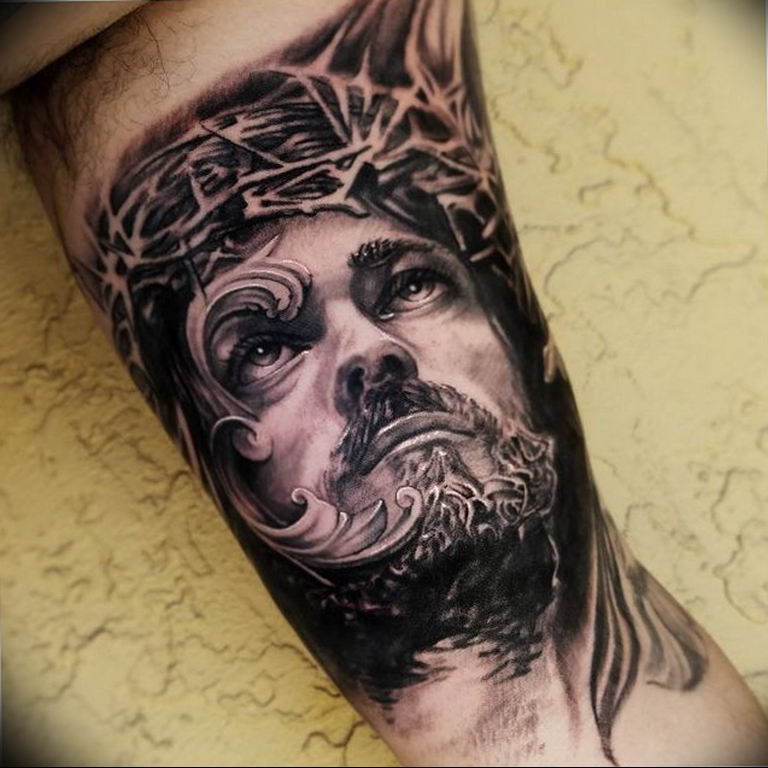 tattoo photos of Jesus Christ 04.02.2019 №070 - idea of tattoo with Jesus Christ - tattoovalue.net