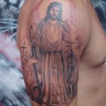 tattoo photos of Jesus Christ 04.02.2019 №107 - idea of tattoo with Jesus Christ - tattoovalue.net