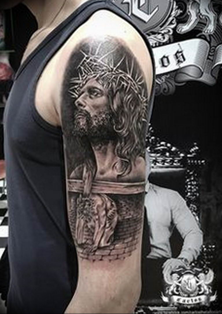 tattoo photos of Jesus Christ 04.02.2019 №132 - idea of tattoo with Jesus Christ - tattoovalue.net