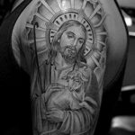 tattoo photos of Jesus Christ 04.02.2019 №143 - idea of tattoo with Jesus Christ - tattoovalue.net