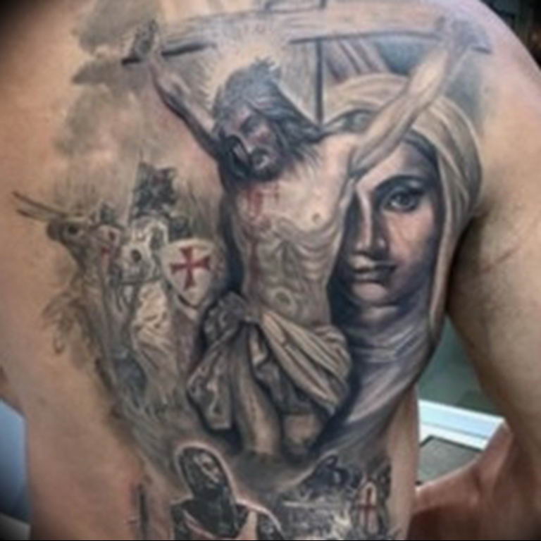 tattoo photos of Jesus Christ 04.02.2019 №184 - idea of tattoo with Jesus Christ - tattoovalue.net