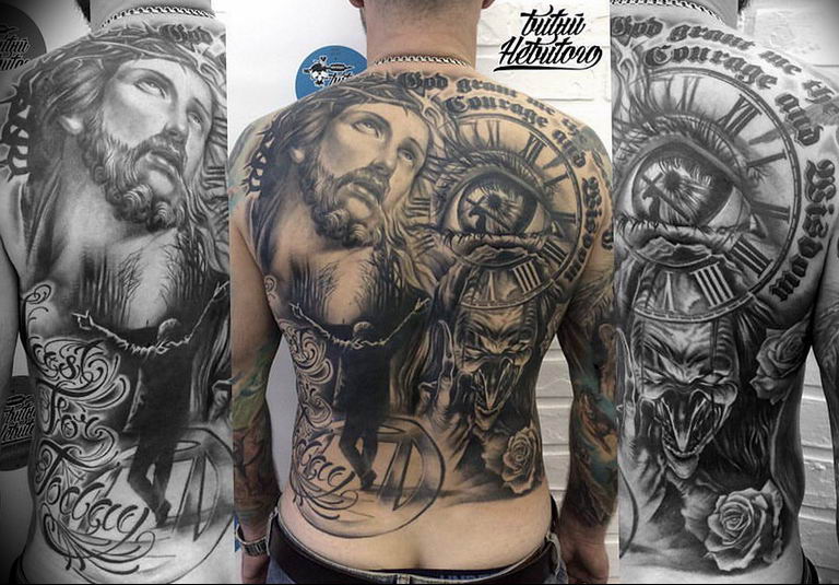 tattoo photos of Jesus Christ 04.02.2019 №187 - idea of tattoo with Jesus Christ - tattoovalue.net