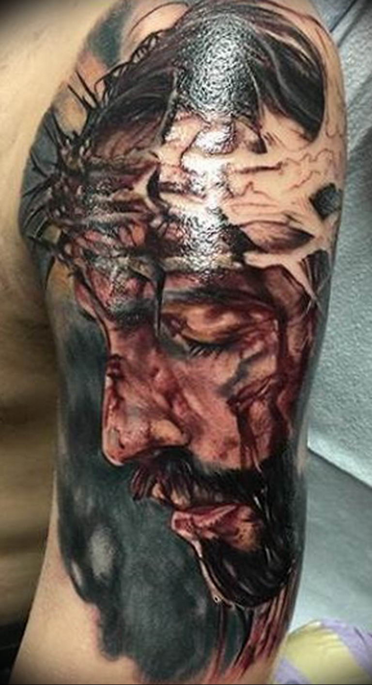 tattoo photos of Jesus Christ 04.02.2019 №189 - idea of tattoo with Jesus Christ - tattoovalue.net