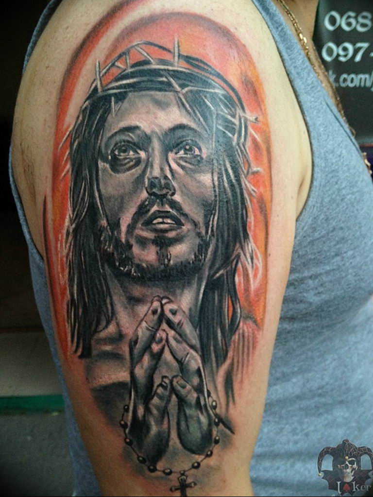 tattoo photos of Jesus Christ 04.02.2019 №223 - idea of tattoo with Jesus Christ - tattoovalue.net