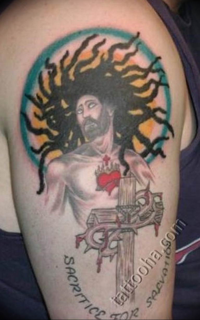 tattoo photos of Jesus Christ 04.02.2019 №241 - idea of tattoo with Jesus Christ - tattoovalue.net