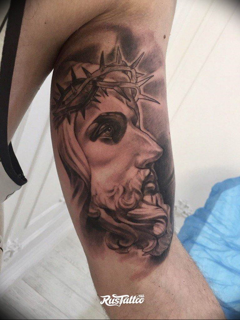 tattoo photos of Jesus Christ 04.02.2019 №242 - idea of tattoo with Jesus Christ - tattoovalue.net