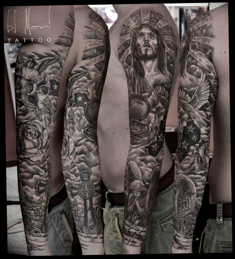 tattoo photos of Jesus Christ 04.02.2019 №243 - idea of tattoo with Jesus Christ - tattoovalue.net