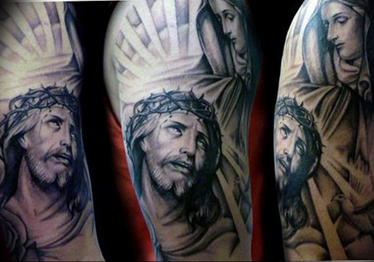 tattoo photos of Jesus Christ 04.02.2019 №277 - idea of tattoo with Jesus Christ - tattoovalue.net