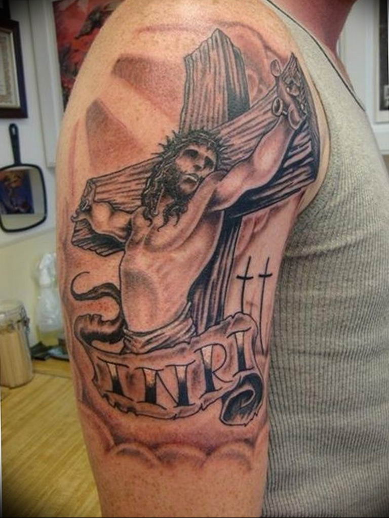 tattoo photos of Jesus Christ 04.02.2019 №307 - idea of tattoo with Jesus Christ - tattoovalue.net
