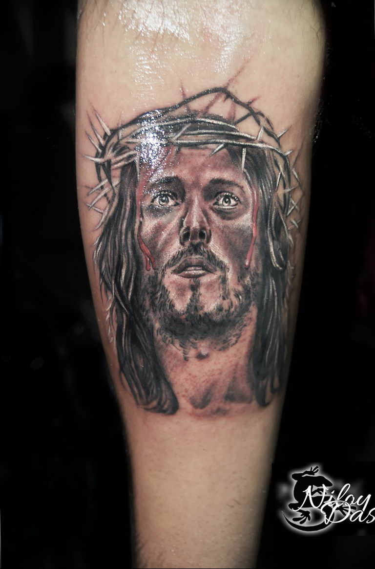 tattoo photos of Jesus Christ 04.02.2019 №335 - idea of tattoo with Jesus Christ - tattoovalue.net