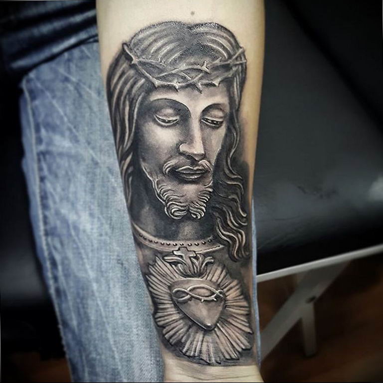 tattoo photos of Jesus Christ 04.02.2019 №347 - idea of tattoo with Jesus Christ - tattoovalue.net