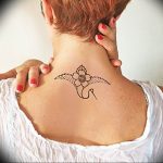 Photo tattoo crane 01.03.2019 №056 - idea for tattoo drawing crane - tattoovalue.net