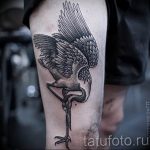 Photo tattoo crane 01.03.2019 №109 - idea for tattoo drawing crane - tattoovalue.net