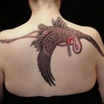 Photo tattoo crane 01.03.2019 №133 - idea for tattoo drawing crane - tattoovalue.net