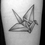 Photo tattoo crane 01.03.2019 №142 - idea for tattoo drawing crane - tattoovalue.net