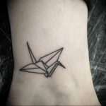 Photo tattoo crane 01.03.2019 №158 - idea for tattoo drawing crane - tattoovalue.net