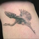 Photo tattoo crane 01.03.2019 №200 - idea for tattoo drawing crane - tattoovalue.net