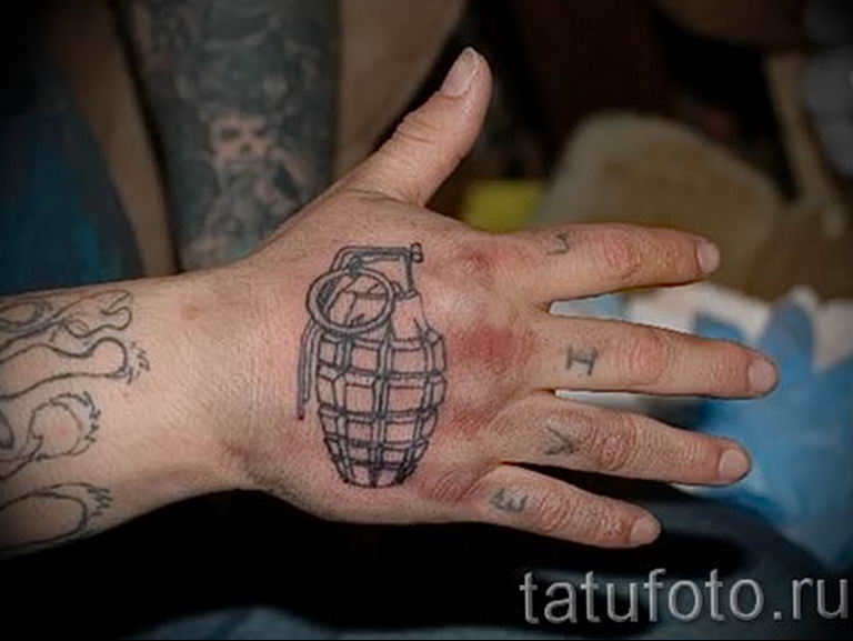 hand grenade tattoo meaning