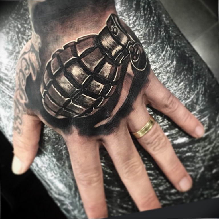 hand grenade tattoo meaning