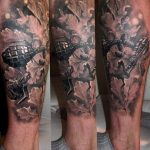 grenade tattoo photo 01.03.2019 №125 - idea for drawing a grenade tattoo - tattoovalue.net