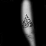 photo eye in triangle tattoo 03.03.2019 №032 - idea for eye in triangle tattoo - tattoovalue.net