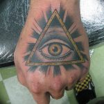 photo eye in triangle tattoo 03.03.2019 №119 - idea for eye in triangle tattoo - tattoovalue.net