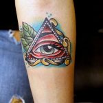 photo eye in triangle tattoo 03.03.2019 №145 - idea for eye in triangle tattoo - tattoovalue.net