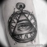 photo eye in triangle tattoo 03.03.2019 №204 - idea for eye in triangle tattoo - tattoovalue.net
