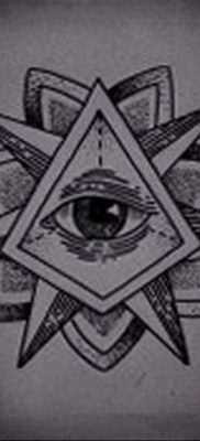 photo eye in triangle tattoo 03.03.2019 №230 – idea for eye in triangle tattoo – tattoovalue.net