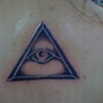 photo eye in triangle tattoo 03.03.2019 №280 - idea for eye in triangle tattoo - tattoovalue.net
