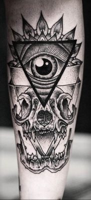 photo eye in triangle tattoo 03.03.2019 №289 – idea for eye in triangle tattoo – tattoovalue.net
